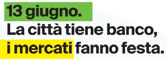 La città tiene banco, i mercati fanno festa