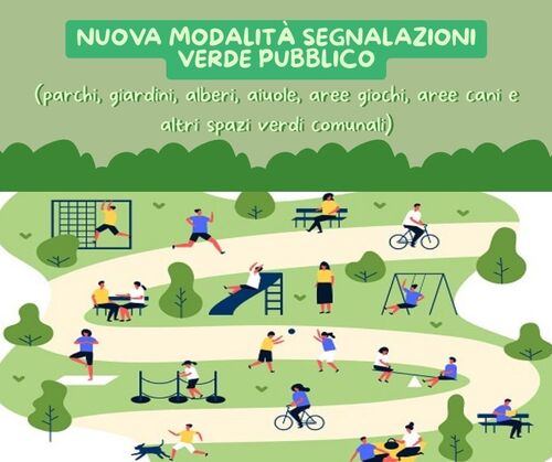 Nuove modalit� segnalazioni verde pubblico