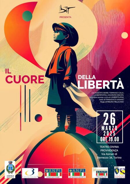 Locandina spettacolo "Il cuore della libert�" 26/3