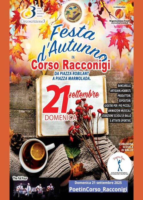Festa d'autunno in Corso Racconigi locandina