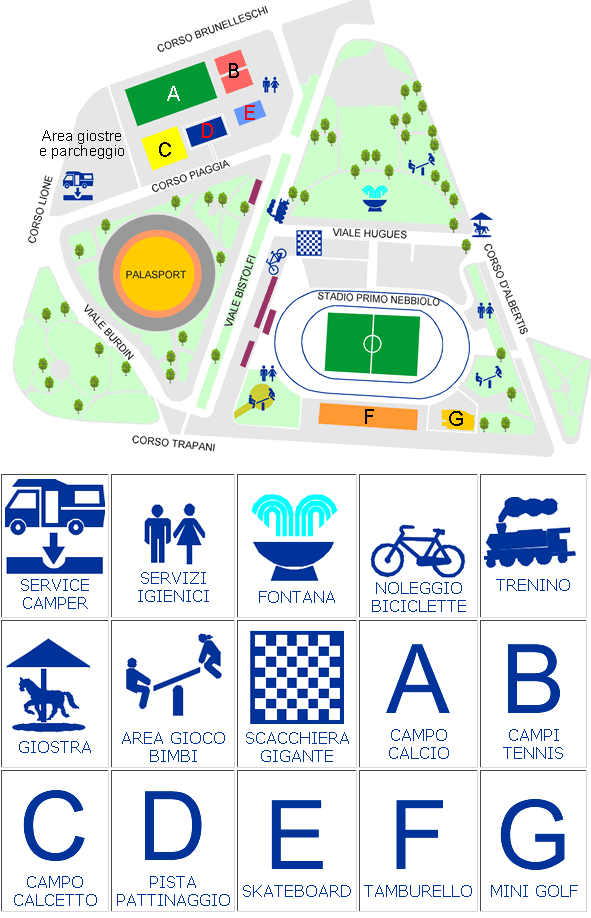 Mappa con didascalia