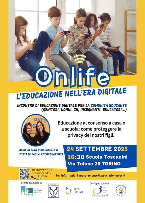 Locandina Onlife - l'educazione nell'era digitale