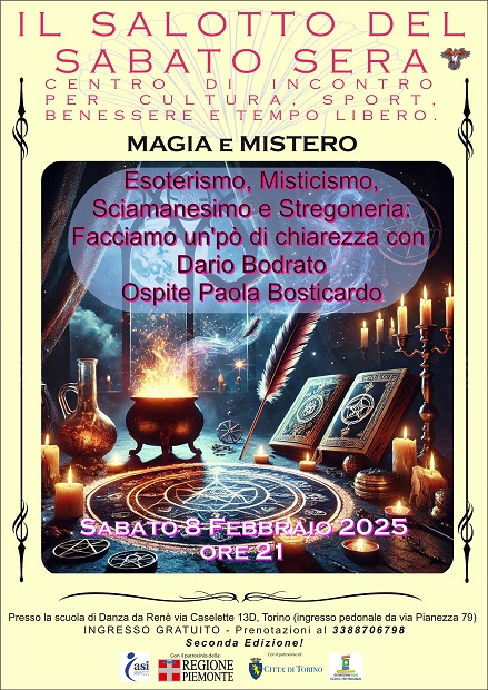 Locandina evento di sabato 08 febbraio 2025