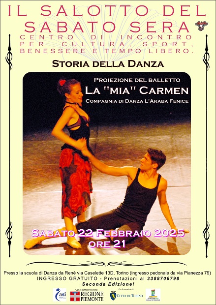 Locandina evento di sabato 22 febbraio 2025