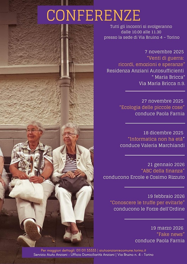 "Invecchiamento Attivo - Servizio Aiuto persone anziane"