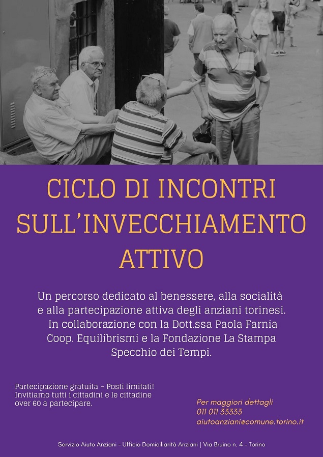 "Invecchiamento Attivo - Servizio Aiuto persone anziane"