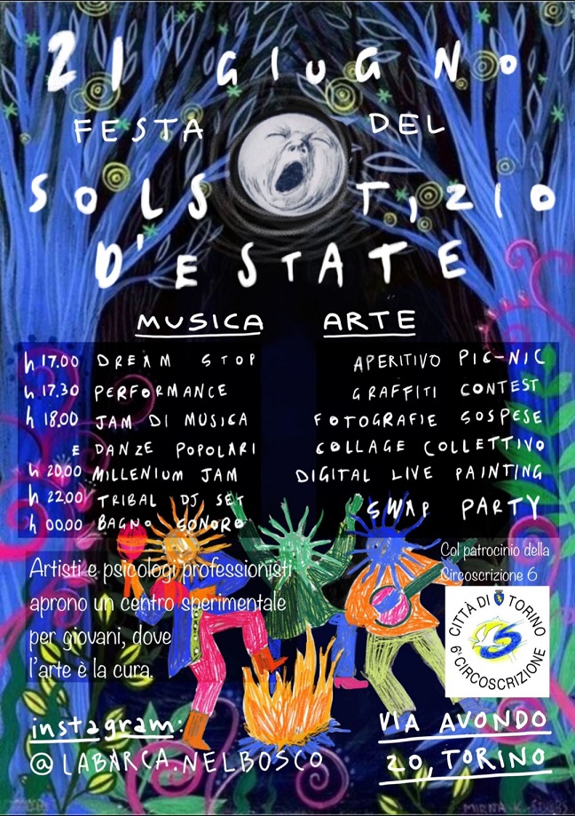 Festa del Solstizio d'Estate in via Avondo - Tra musica, arte e natura