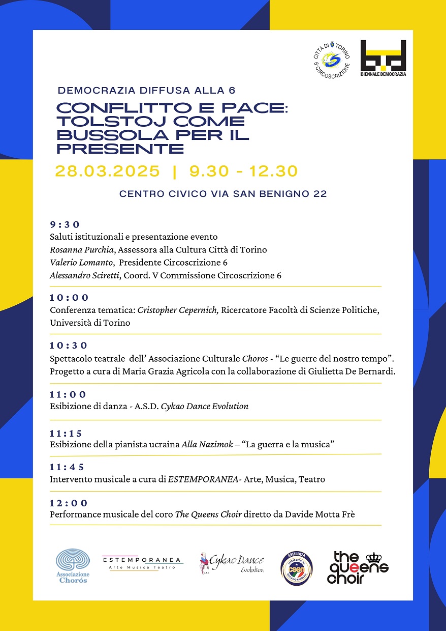 Conflitto e Pace: Tolstoj come bussola per il presente - Democrazia diffusa alla 6
