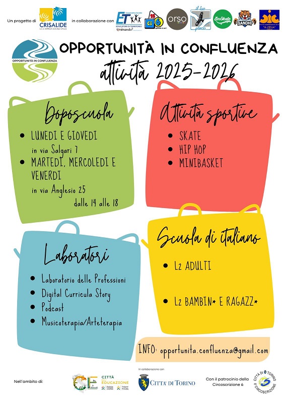 Opportunitą in confluenza festa di inizio attivitą a.s. 2025/2026