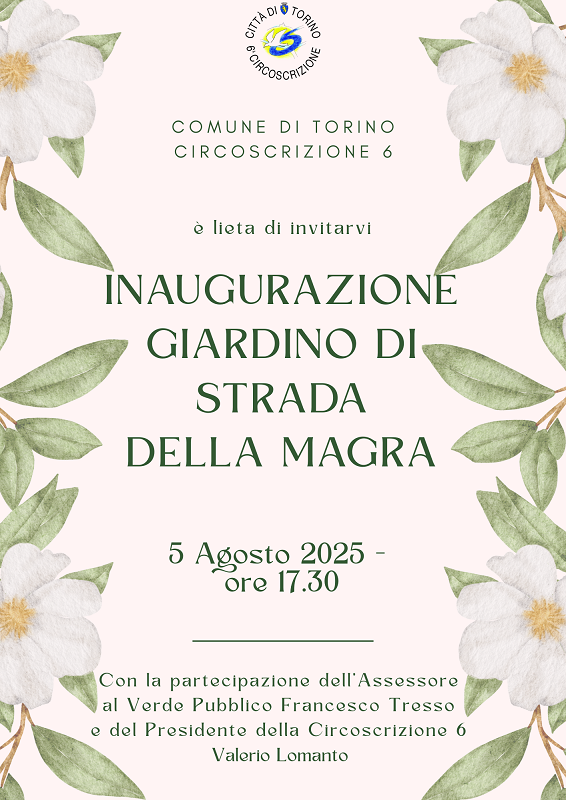 Inaugurazione del nuovo Giardino in Strada della Magra