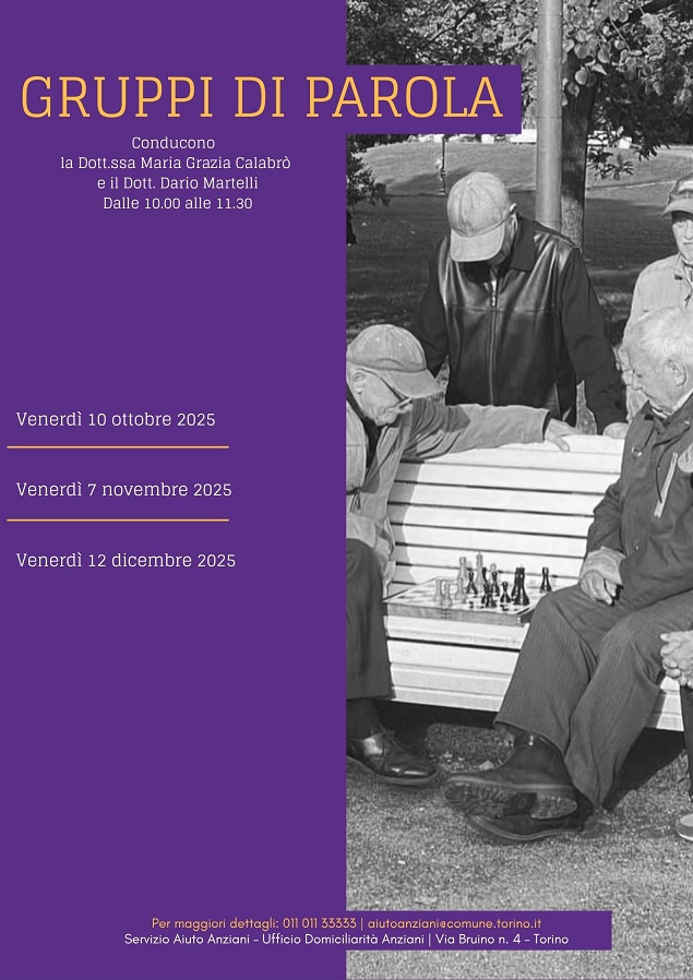 "Invecchiamento Attivo - Servizio Aiuto persone anziane"