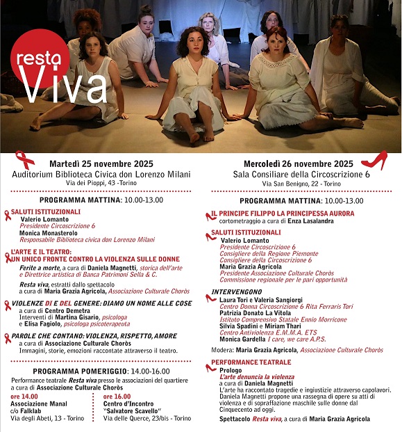 Giornata internazionale per l'eliminazione della violenza contro le donne | 25 e 26 novembre 2025