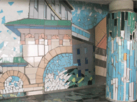 passerella aerea dell'edificio CEAT di via Bologna