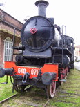 Locomotiva 640-071 del museo Ferroviario