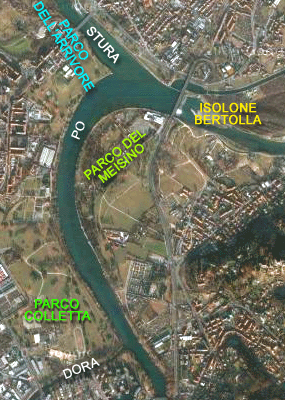 veduta aerea dei parchi