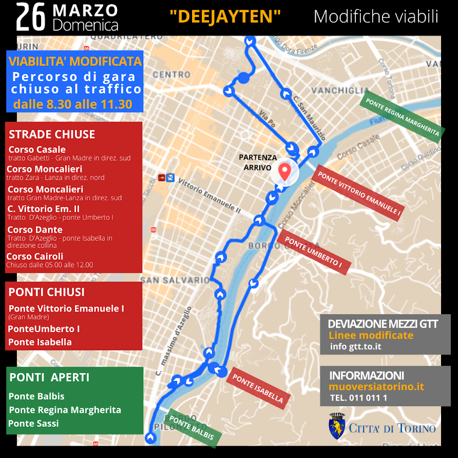 Mappa modifiche viabilit�